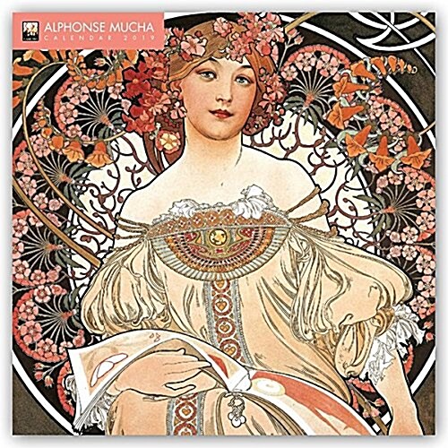 알라딘 Alphonse Mucha Wall Calendar 2019 (Art Calendar) (Calendar, New ed)