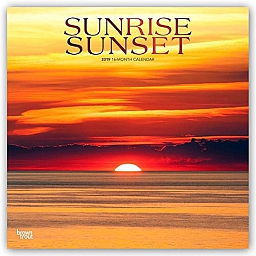 Sunrise Sunset 2019 Square Foil (Other)