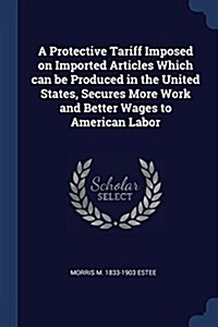 A Protective Tariff Imposed on Imported Articles Which Can Be Produced in the United States, Secures More Work and Better Wages to American Labor (Paperback)