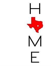 Home: Discreet Internet Website Password Organizer, Large Print Book, Texas State Pride, Birthday, Friendship, Christmas, Te (Paperback)