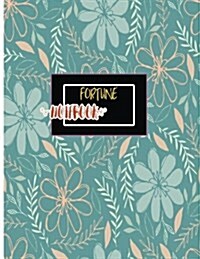 Fortune Notebook: Flowers in Spring Notebook ( Great Journal, Amazing Composition Book ) Large 8.5 X 11 Inches, 110 Pages (Paperback)