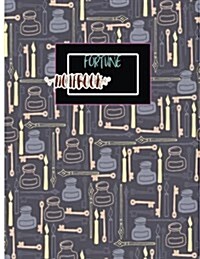 Fortune Notebook: Magical Bottles and Friends Notebook ( Great Journal, Amazing Composition Book ) Large 8.5 X 11 Inches, 110 Pages (Paperback)