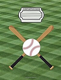 Baseball - Sports Fans Journal, Composition Notebook, 4x4 Quad Rule Graph Paper: 101 Sheets / 202 Pages (7.44 X 9.69) (Paperback)