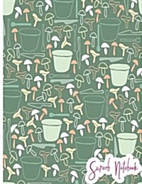 Superb Notebook: Mushroom and Kitchen Beautiful Notebook for All ( Great Journal, Amazing Composition Book ) Large 8.5 X 11 Inches, 110 (Paperback)