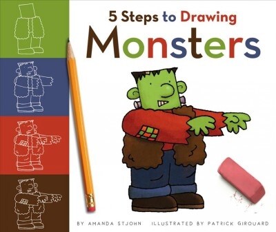 5 Steps to Drawing Monsters (Library Binding)