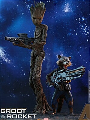 [Hot Toys] 어벤져스 인피니티워 그루트&로켓 콜렉터블 세트  MMS476 - Avengers: Infinity War 1/6th scale Groot & Rocket Collectible Set