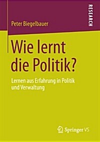 Wie Lernt Die Politik?: Lernen Aus Erfahrung in Politik Und Verwaltung (Paperback, 2013)