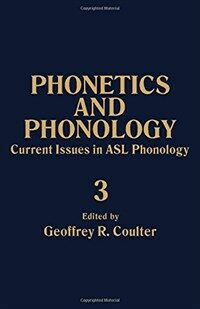 Current issues in ASL phonology