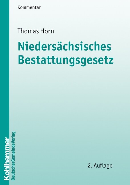 Niedersachsisches Bestattungsgesetz (Paperback, 2)