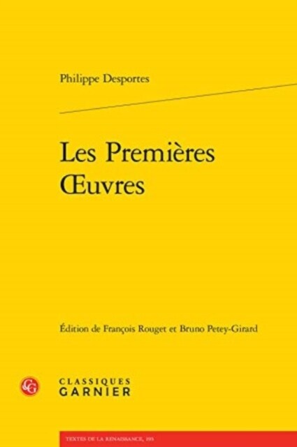 Les Premieres Oeuvres (Paperback)