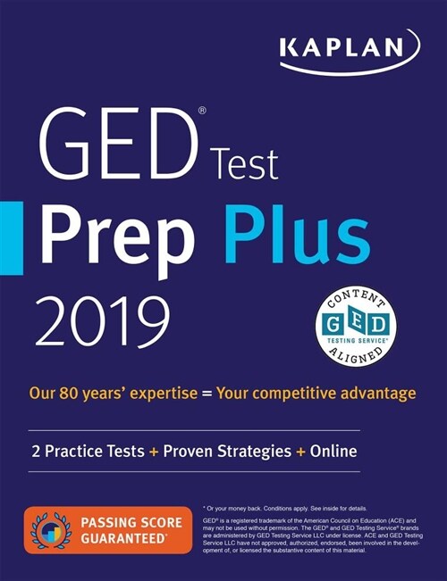 GED Test Prep Plus 2019: 2 Practice Tests + Proven Strategies + Online (Paperback, Revised, Revise)