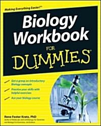 Biology Workbook for Dummies (Paperback)
