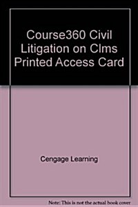 Course360 Civil Litigation on Clms Printed Access Card (Pass Code)
