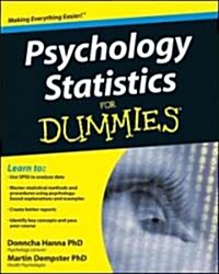 Psychology Statistics for Dummies (Paperback)