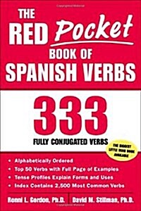 The Red Pocket Book of Spanish Verbs: 333 Fully Conjugated Verbs (Paperback)