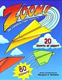 Zoom Complete Paper Airplane Kit [With Stickers and Colored Paper] (Paperback)