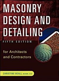 Masonry Design and Detailing (Hardcover, 5th)