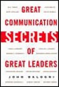 [중고] Great Communication Secrets of Great Leaders (Paperback)
