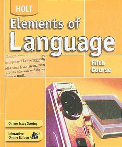 Holt Elements of Language, Fifth Course (Hardcover)