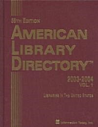 American Library Directory 2003-2004 (Hardcover, PCK)