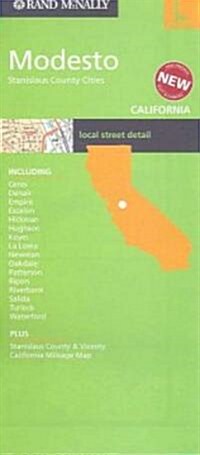 Rand Mcnally Modesto, California (Map, FOL)