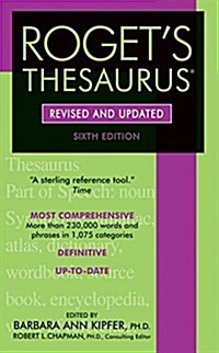  Rogets  Thesaurus (Paperback, 6th, Reprint)