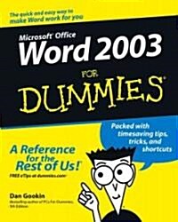 Word 2003 for Dummies (Paperback)