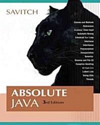Absolute Java (Paperback, CD-ROM, 3rd)