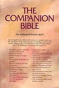 Companion Bible-KJV (Leather, Black Genuine L)