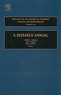 Research in the History of Economic Thought and Methodology (Part A, B & C) (Hardcover)