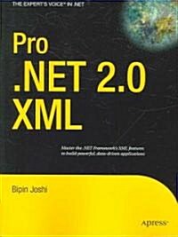 Pro .Net 2.0 XML (Paperback)