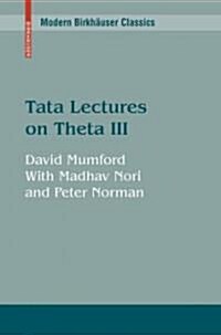 Tata Lectures on Theta 3 (Paperback)