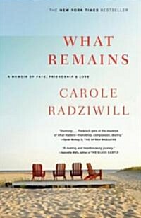 What Remains: A Memoir of Fate, Friendship, and Love (Paperback)