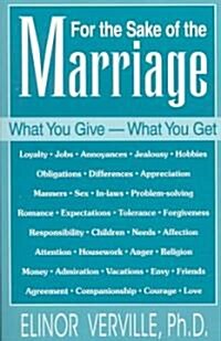 For the Sake of the Marriage (Paperback)