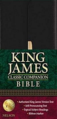 Classic Companion Bible-KJV-Snap Flap (Bonded Leather)