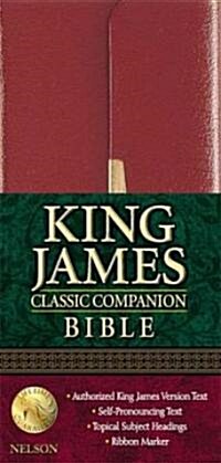 Classic Companion Bible-KJV-Snap Flap (Hardcover)