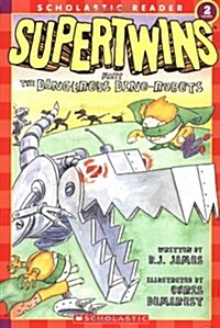 Supertwins Meet the Dangerous Dino-Robots (Paperback)