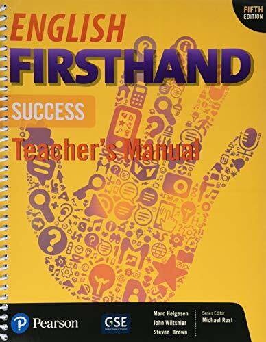 English Firsthand Teachers Manual Success with CD-ROM (Paperback, 5th)