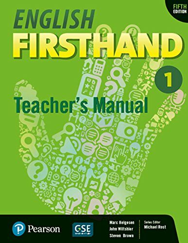 English Firsthand Teachers Manual Level 1 with CD-ROM (Paperback, 5th)