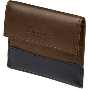 Moleskine Leather Coin Wallet, Classic, Bark Brown (Other)