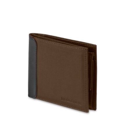 Moleskine Leather Horizontal Wallet, Classic, Coin + Flap, Bark Brown (Other)