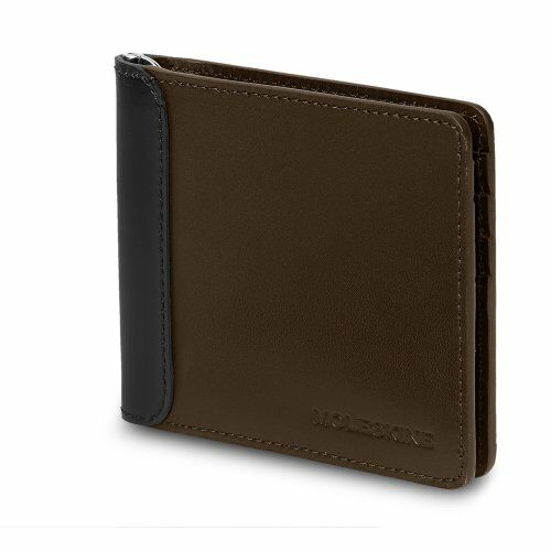 Moleskine Leather Clip Wallet, Classic, Bark Brown (Other)
