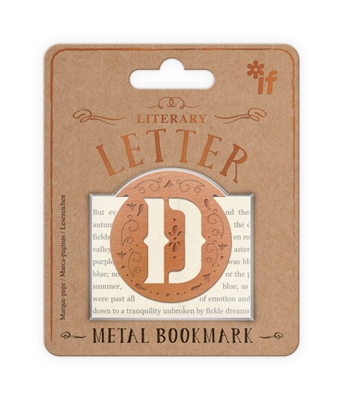Literary Letters Bookmarks - Letters D (Other)