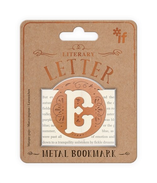 Literary Letters Bookmarks - Letters E (Other)
