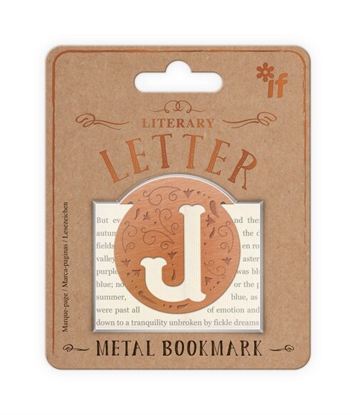 Literary Letters Bookmarks - Letters J (Other)