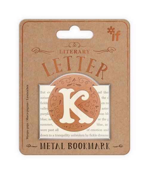Literary Letters Bookmarks - Letters K (Other)