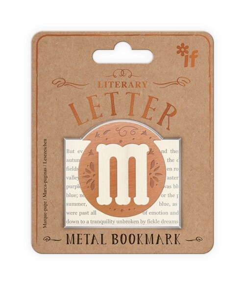 Literary Letters Bookmarks - Letters M (Other)