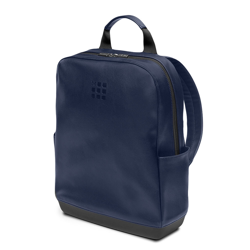 Moleskine Leather Backpack, Classic, Sapphire Blue (Other)