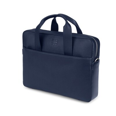Moleskine Leather Briefcase, Classic, Sapphire Blue (Other)