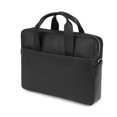 Moleskine Leather Briefcase, Classic, Black (Other)